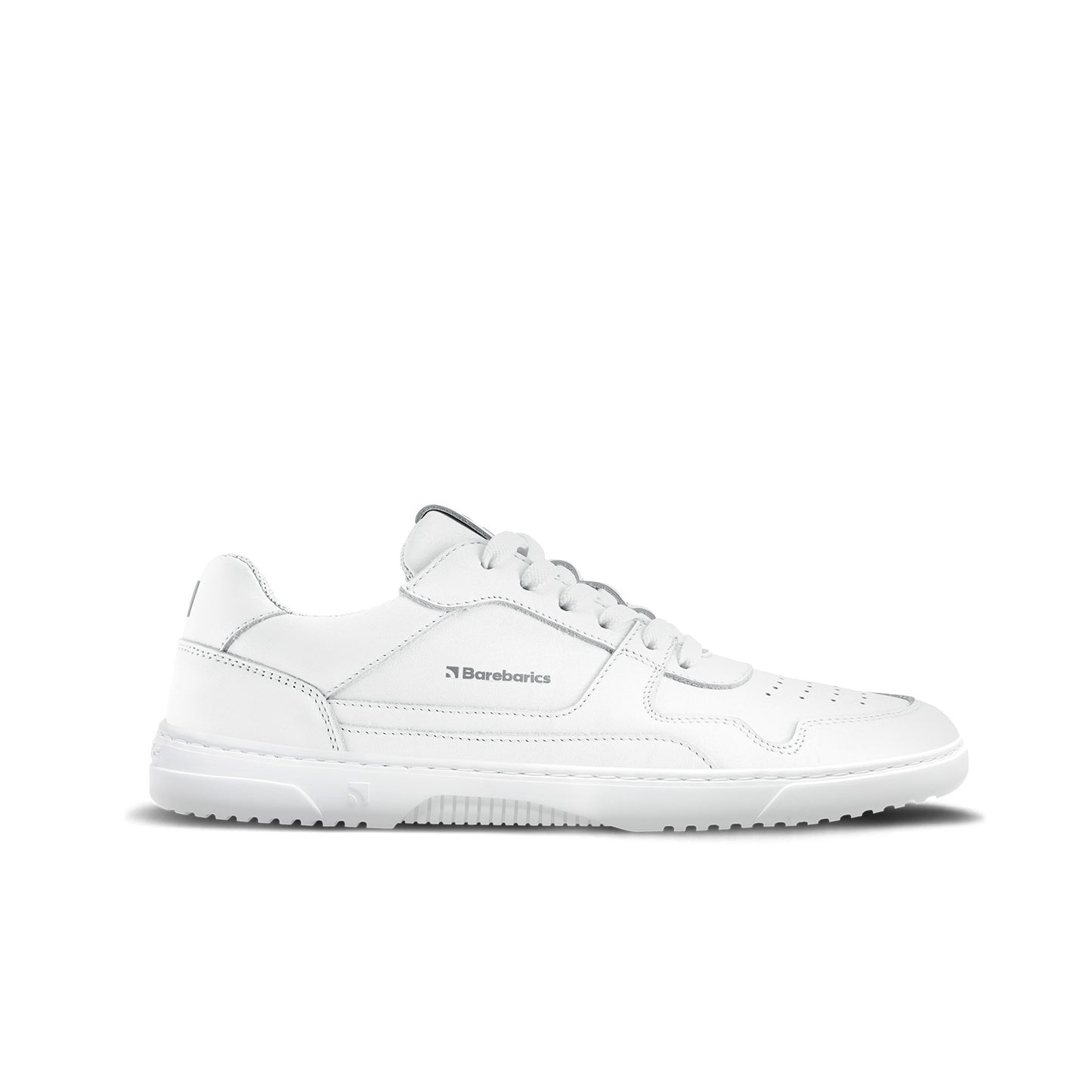 Barfuß-Sneaker Barebarics Zing - All White - Leder
