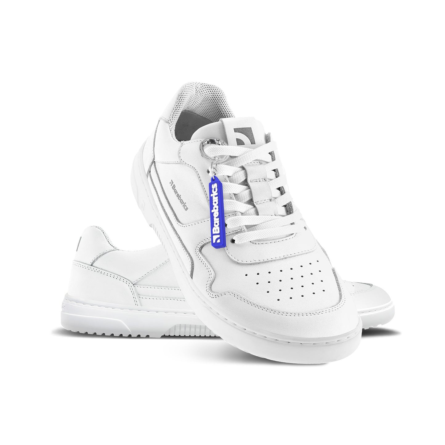 Barfuß-Sneaker Barebarics Zing - All White - Leder