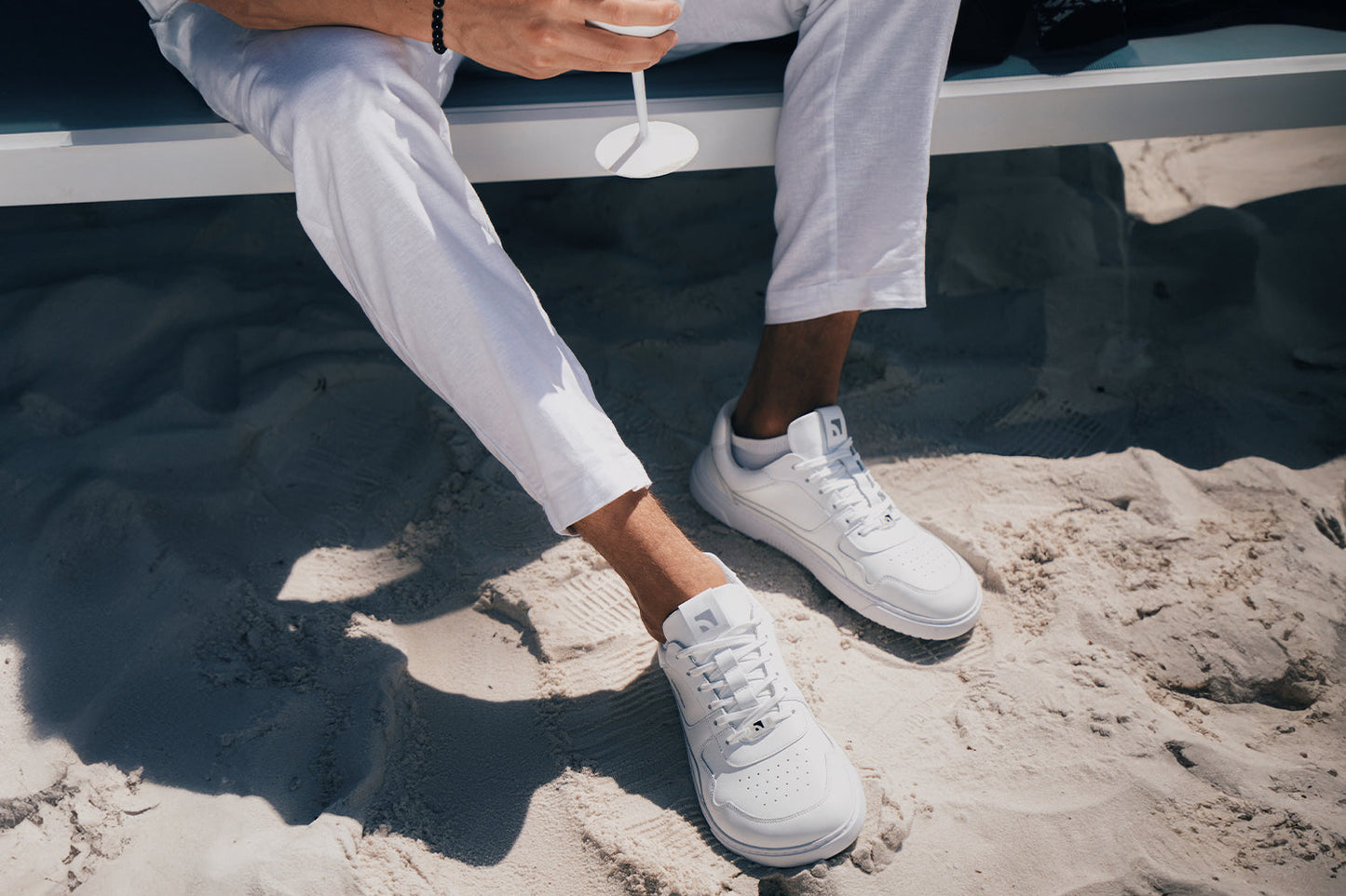 Barfuß-Sneaker Barebarics Zing - All White - Leder (SALE)