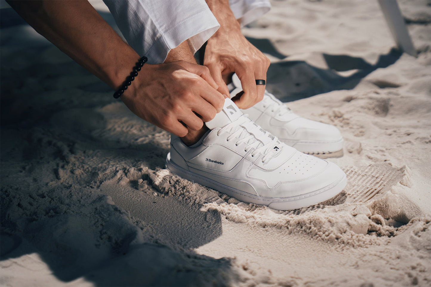 Barfuß-Sneaker Barebarics Zing - All White - Leder (SALE)