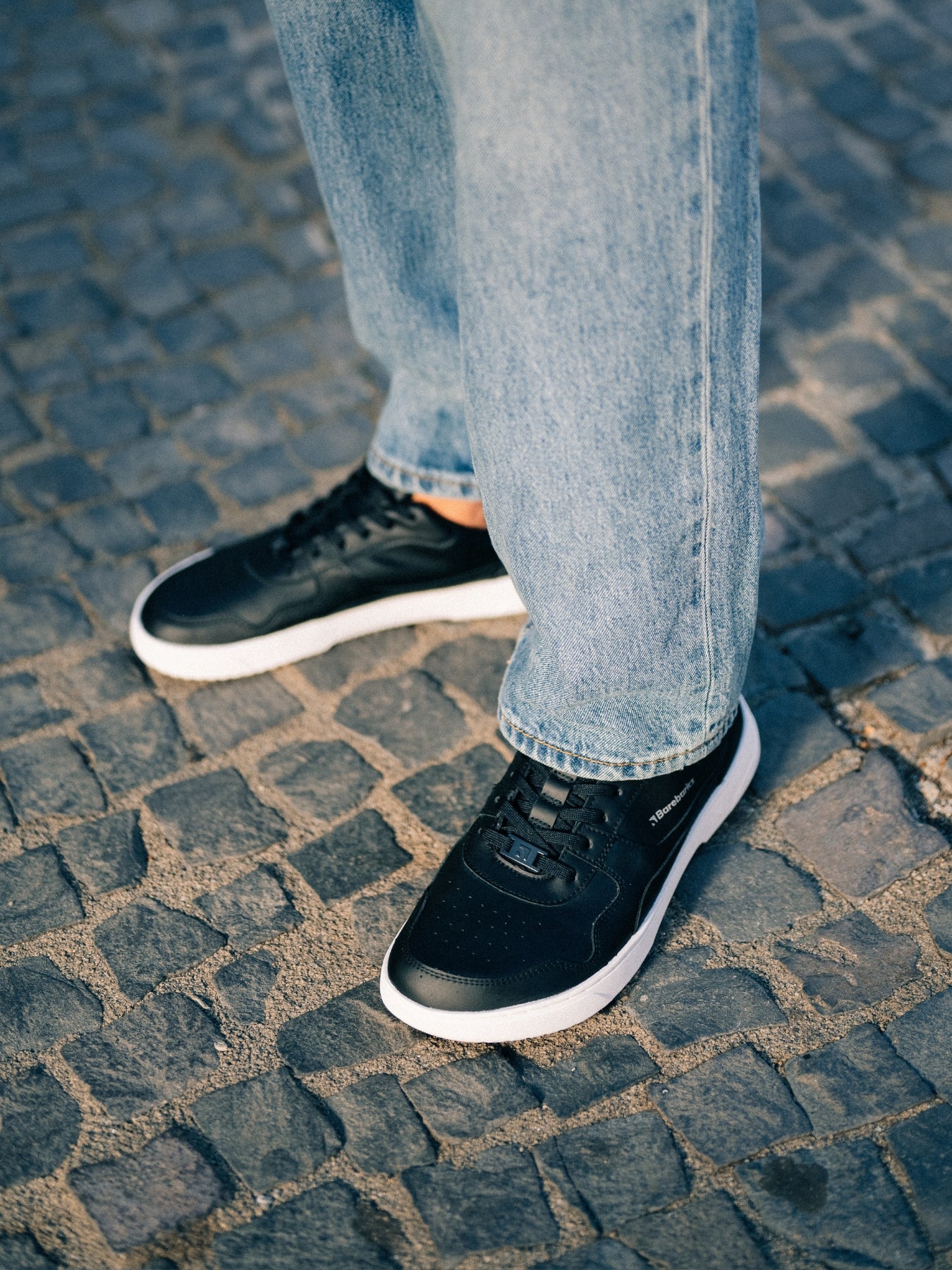 Barfuß-Sneaker Barebarics Zing - Schwarz & Weiß