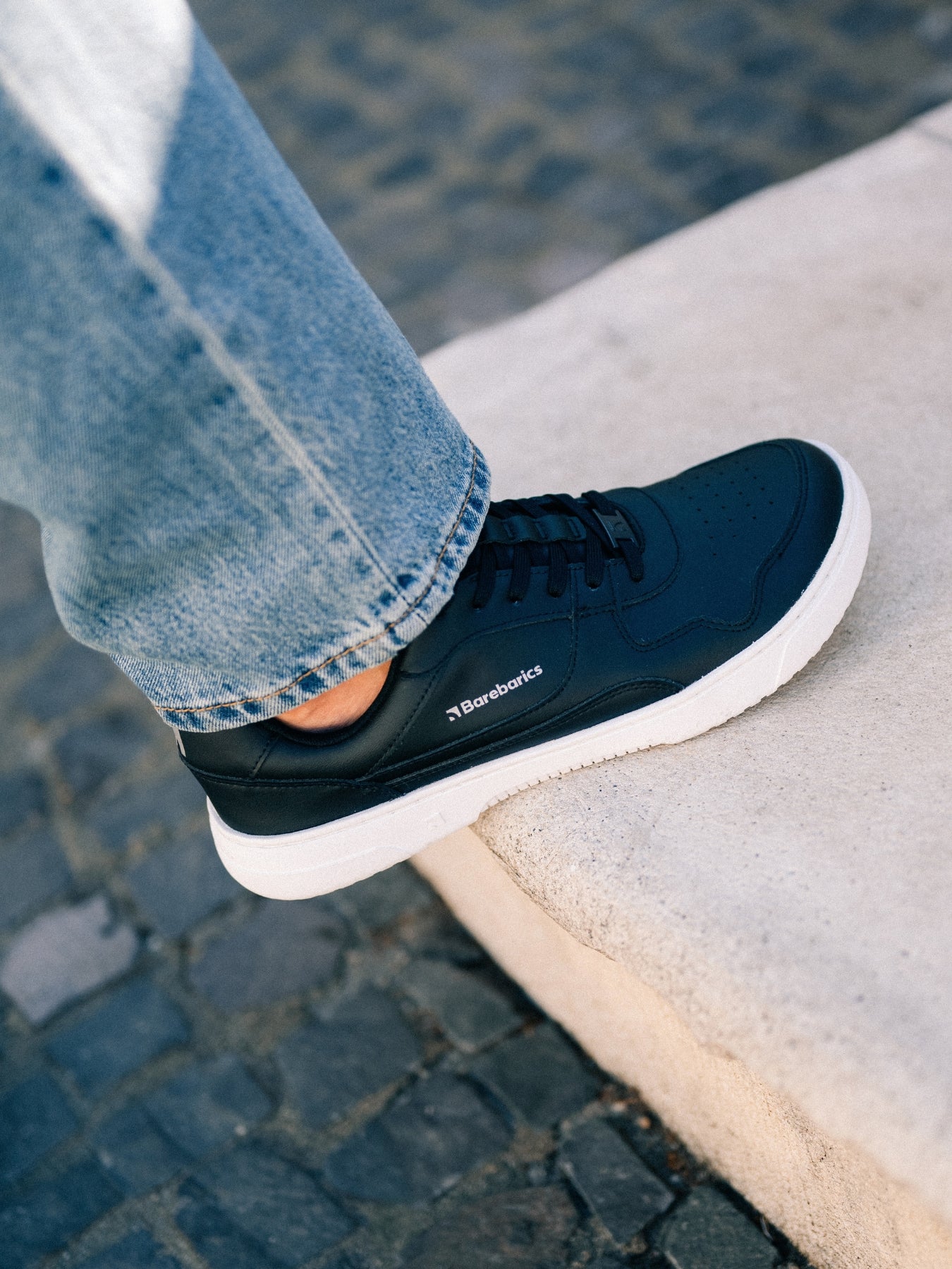 Barfuß-Sneaker Barebarics Zing - Schwarz & Weiß