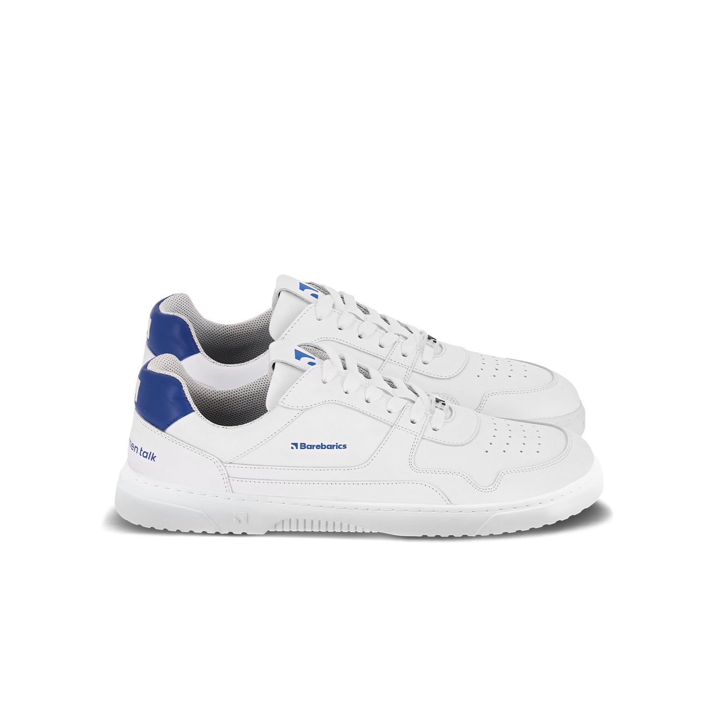 Barfuß-Sneaker Barebarics Zing - Brave Men Talk - Weiß & Blau
