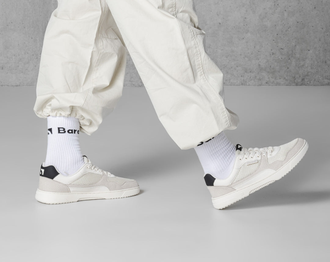 Barefoot Sneakers Barebarics Zing - Fresh - White & Beige