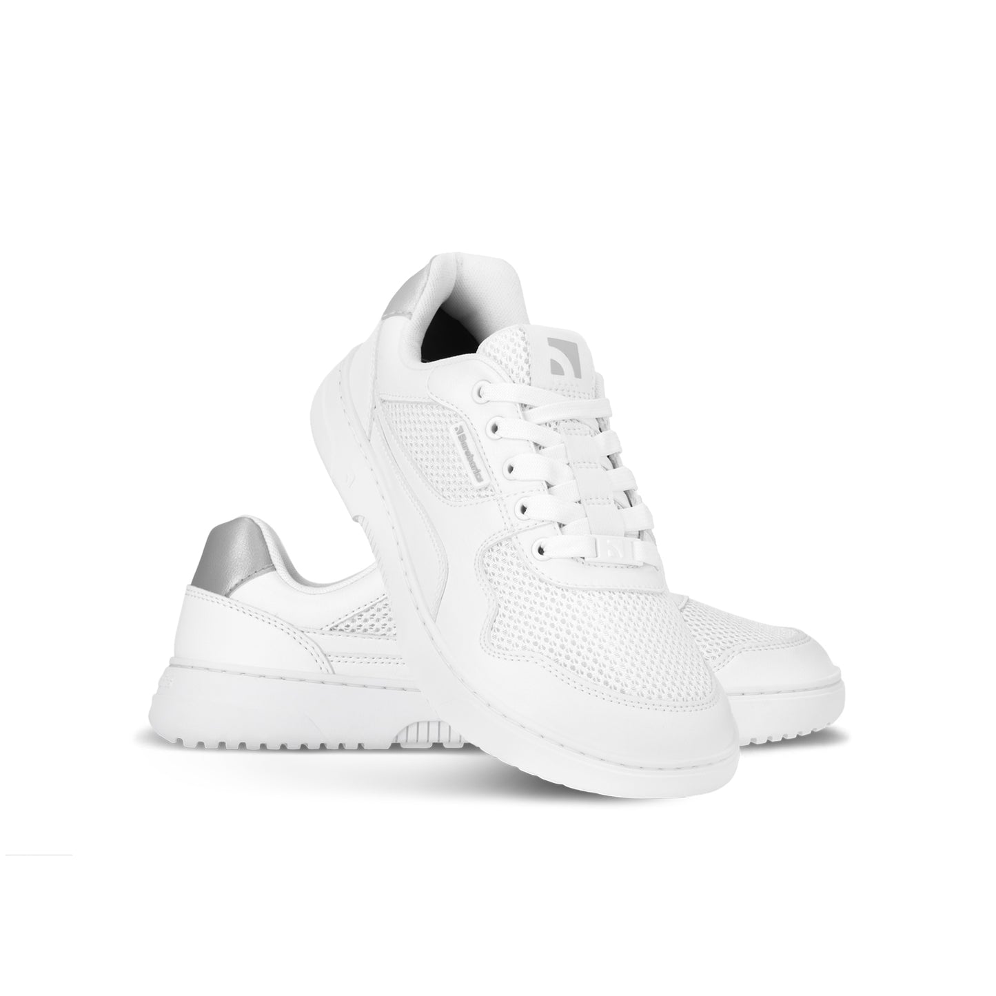 Barfuß-Sneaker Barebarics Zing - Fresh - Weiß & Silber