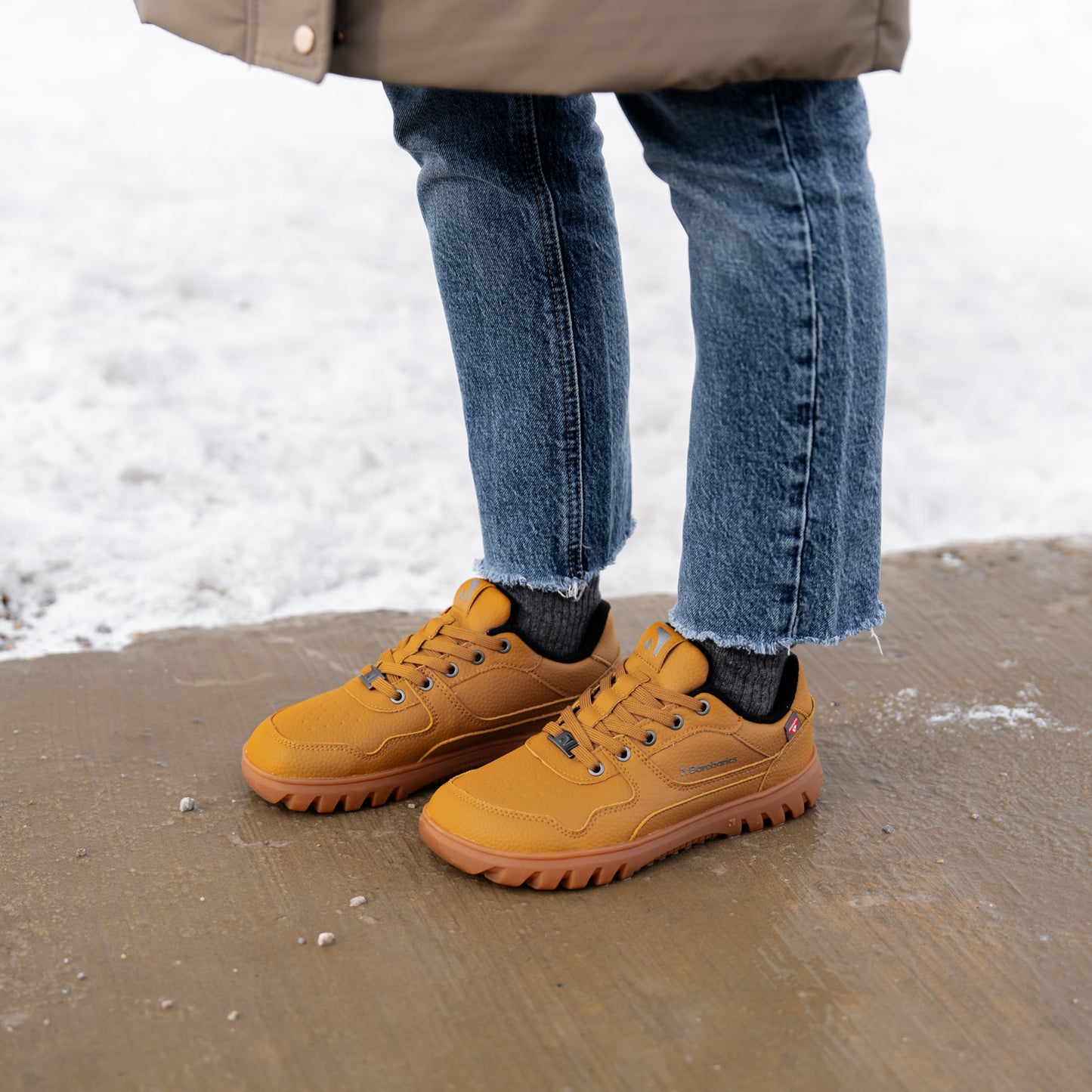 Barfuß-Sneaker Barebarics Zing Frost - Helles Karamell