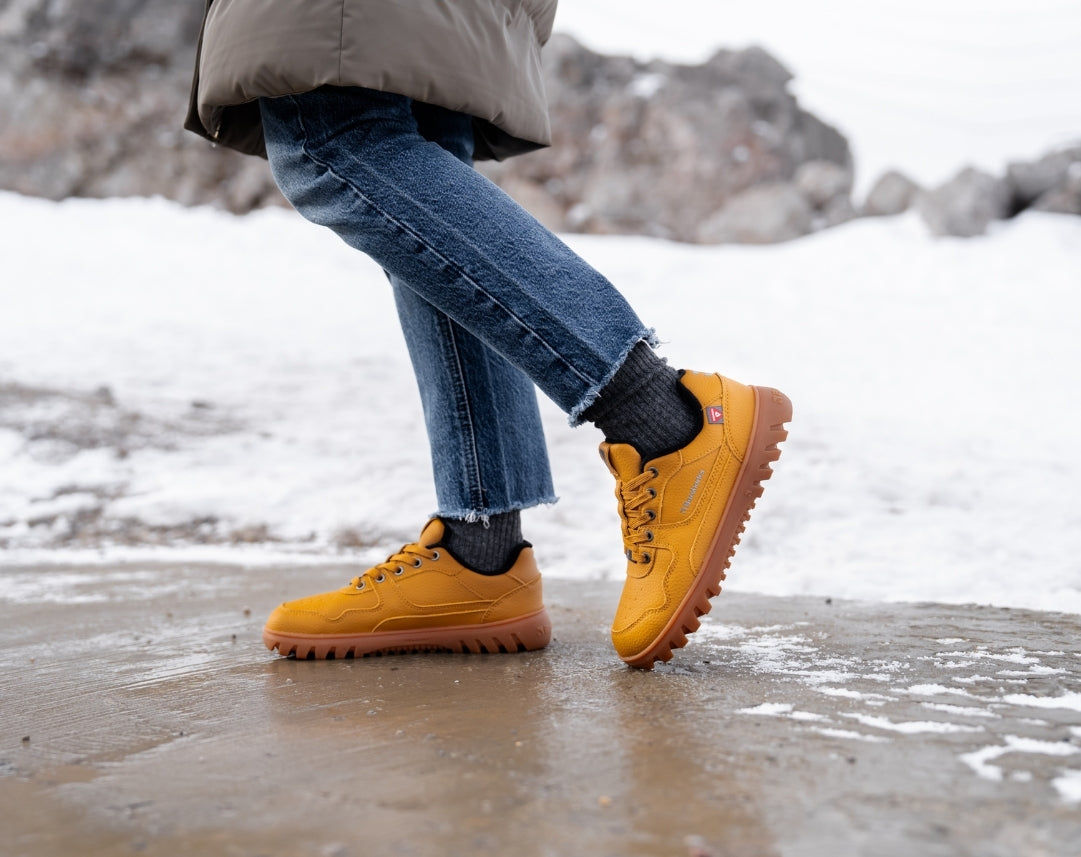 Barfuß-Sneaker Barebarics Zing Frost - Helles Karamell