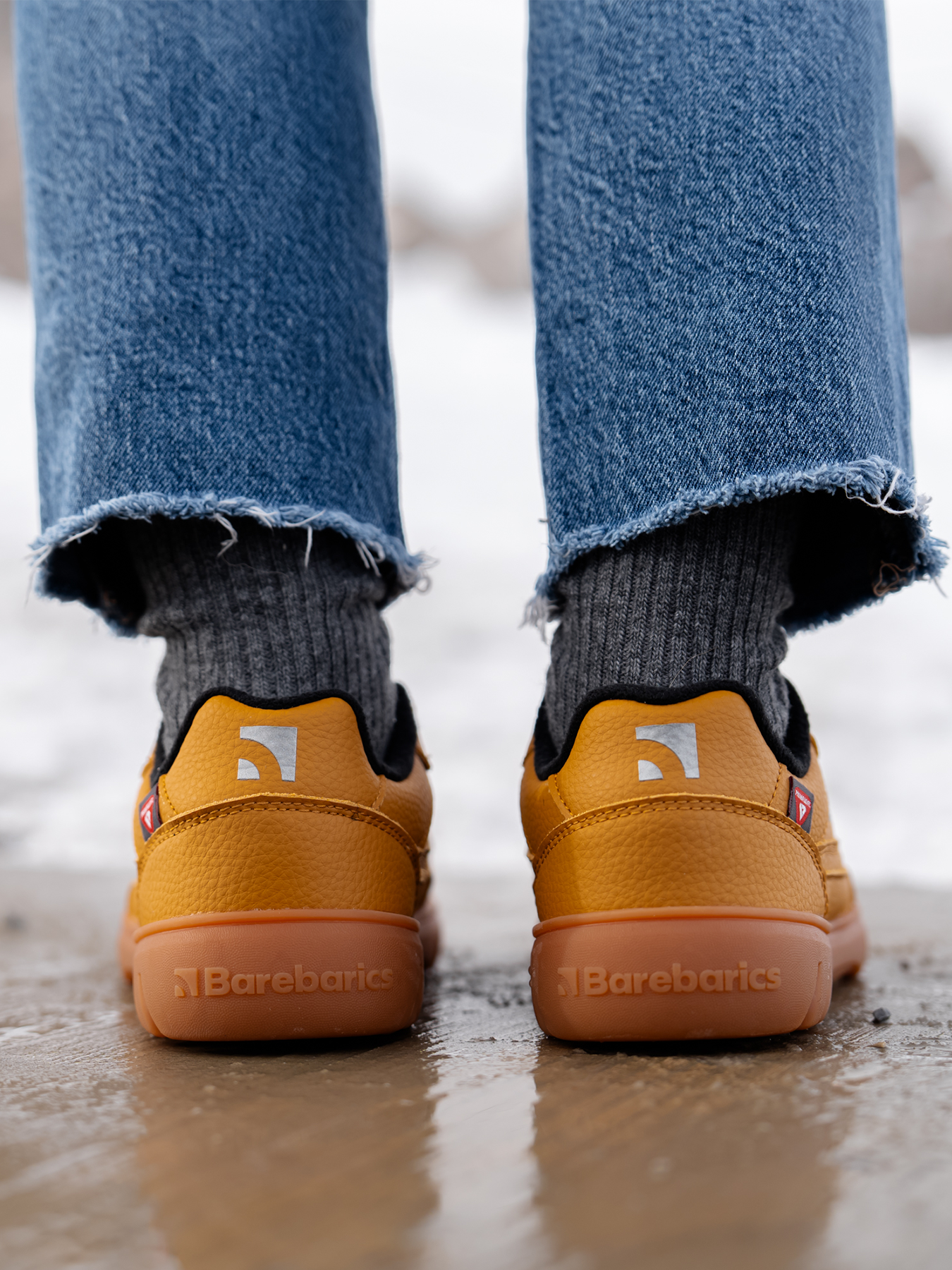 Barfuß-Sneaker Barebarics Zing Frost - Helles Karamell