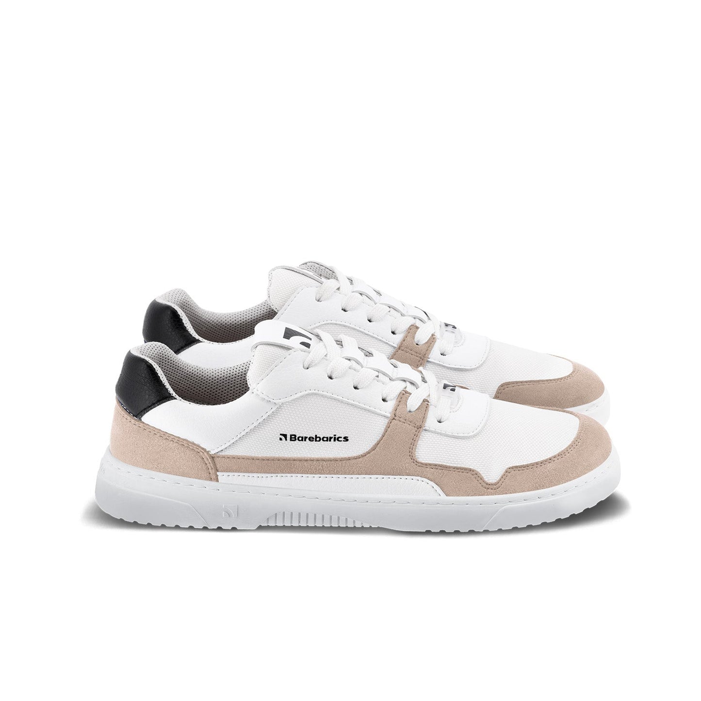 Barfuß-Sneaker Barebarics - Zing - Weiß & Beige