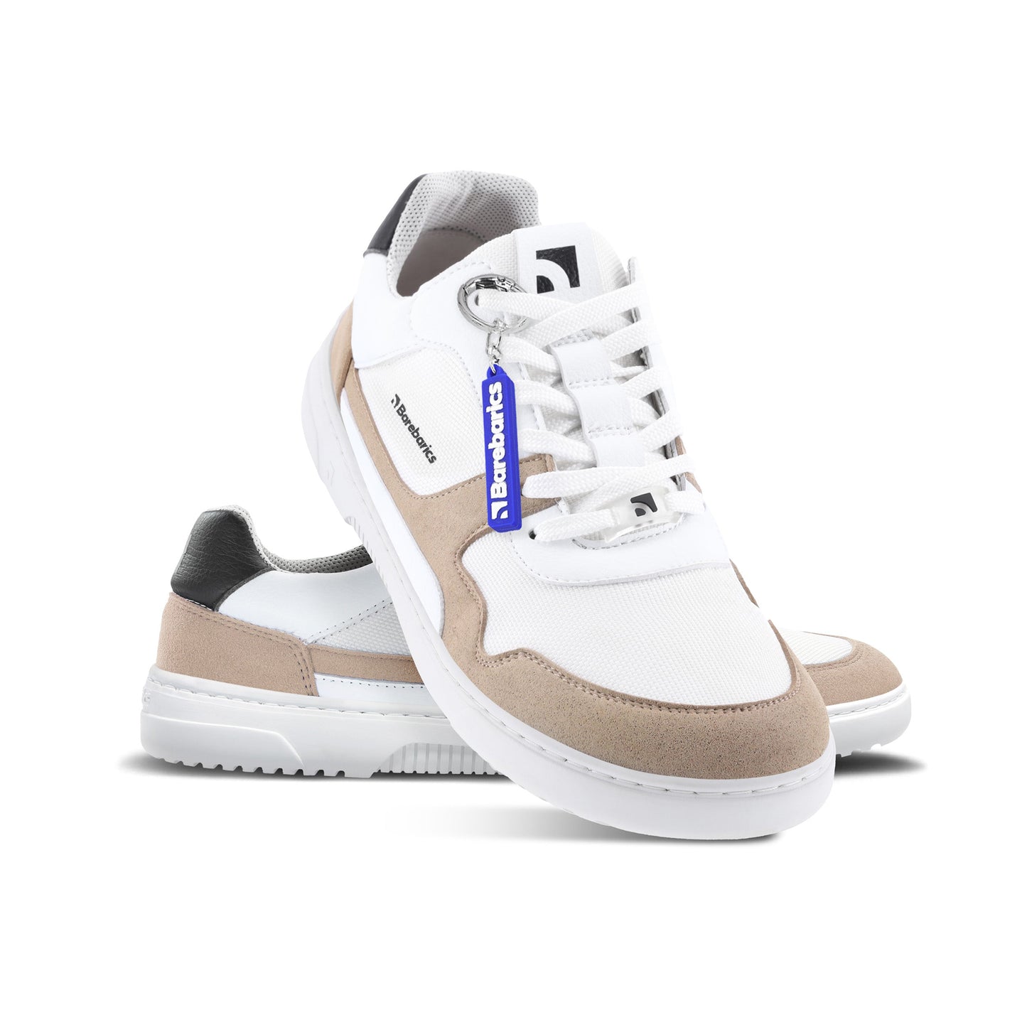 Barfuß-Sneaker Barebarics - Zing - Weiß & Beige