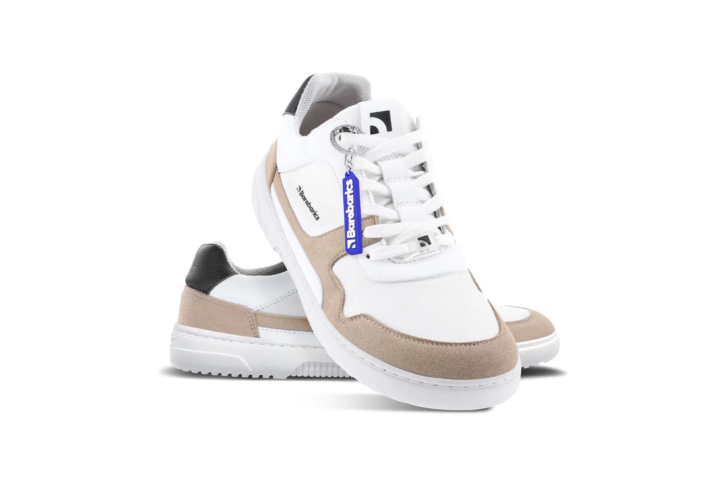 Barfuß-Sneaker Barebarics - Zing - Weiß & Beige