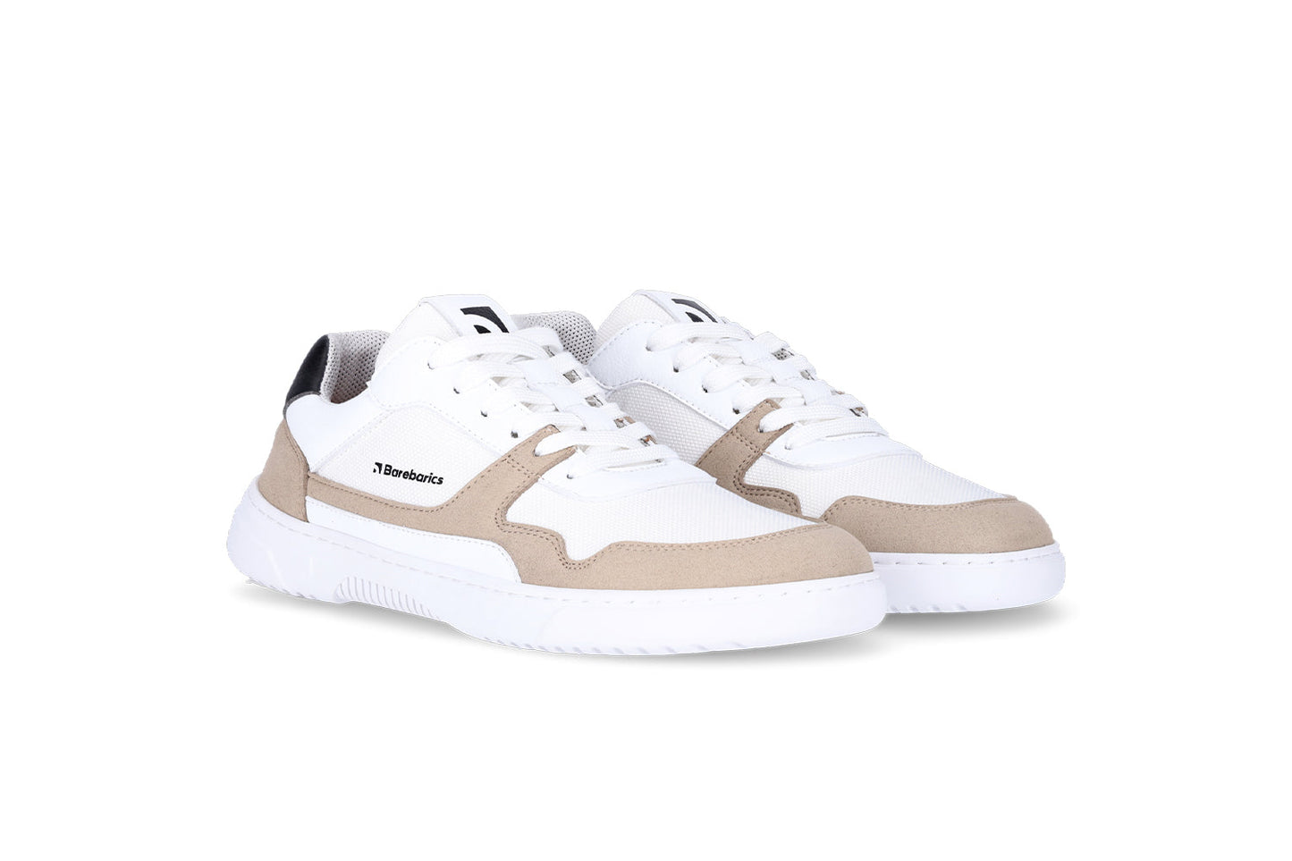 Barfuß-Sneaker Barebarics - Zing - Weiß & Beige