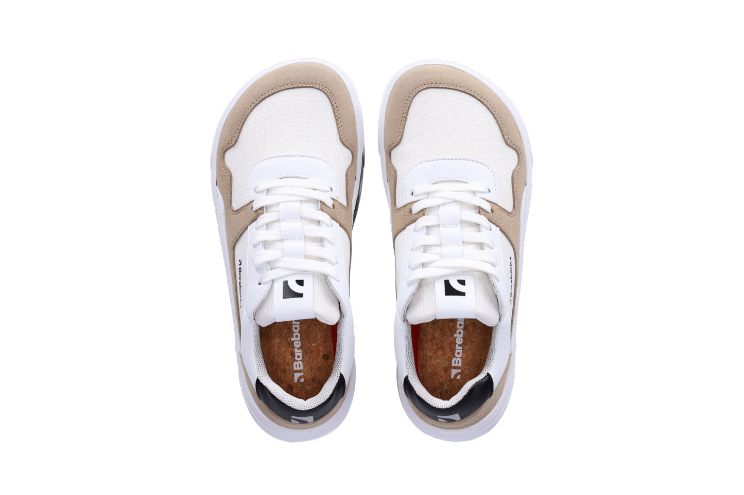 Barfuß-Sneaker Barebarics - Zing - Weiß & Beige