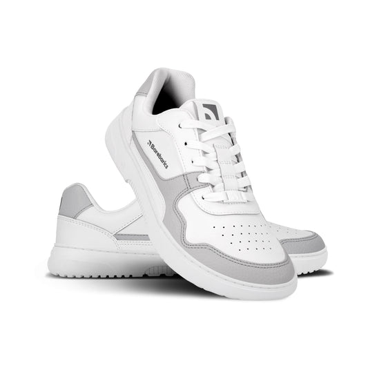 Barfuß-Sneaker Barebarics Zing - Weiß & Hellgrau
