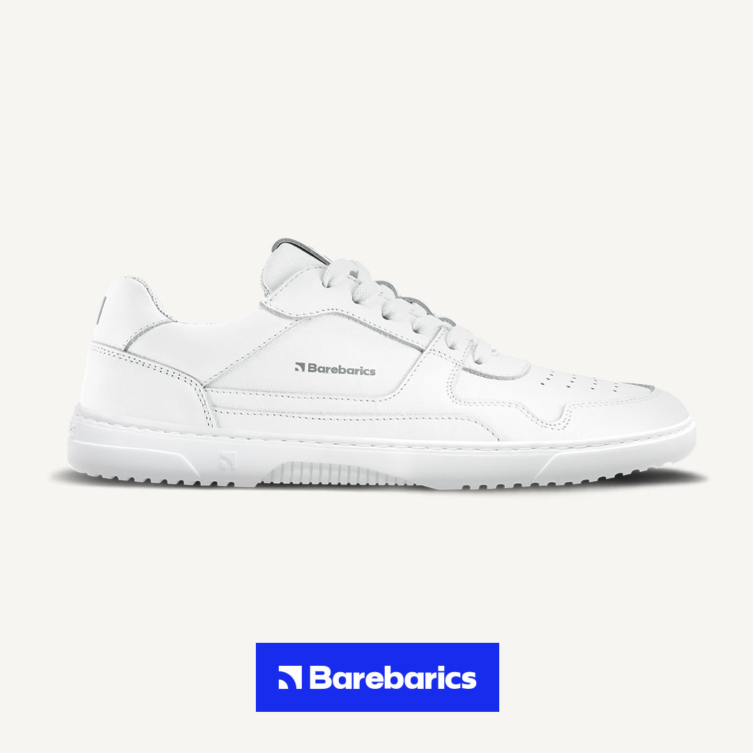 Barfuß-Sneaker Barebarics Zing - All White - Leder (SALE)