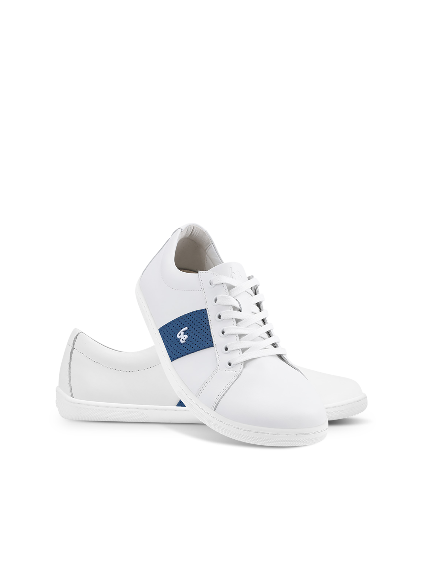 Barfuß-Sneaker Be Lenka Elite - Weiß & Dunkelblau