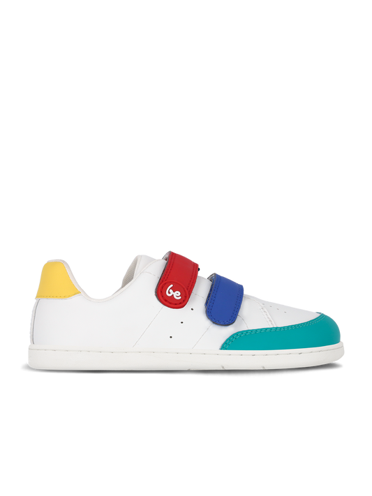 Barfuß-Sneaker für Kinder Be Lenka Energise Kids - Weiß & Mehrfarbig
