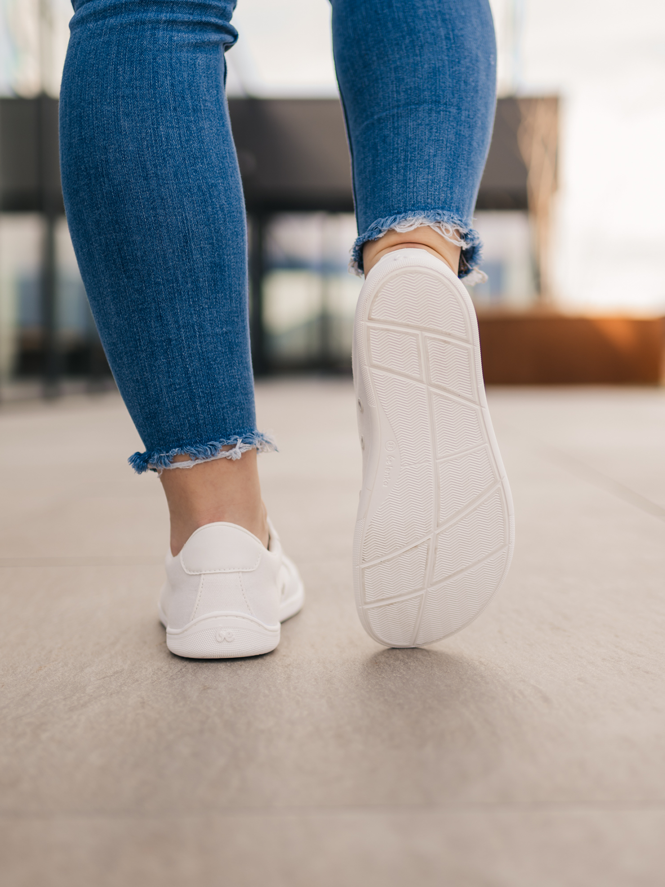 Barfuß-Sneaker Be Lenka Rebound - All White