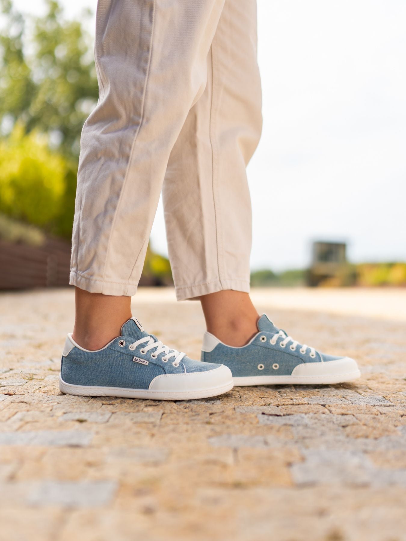 Barfuß-Sneaker Be Lenka Rebound - Denim Hellblau