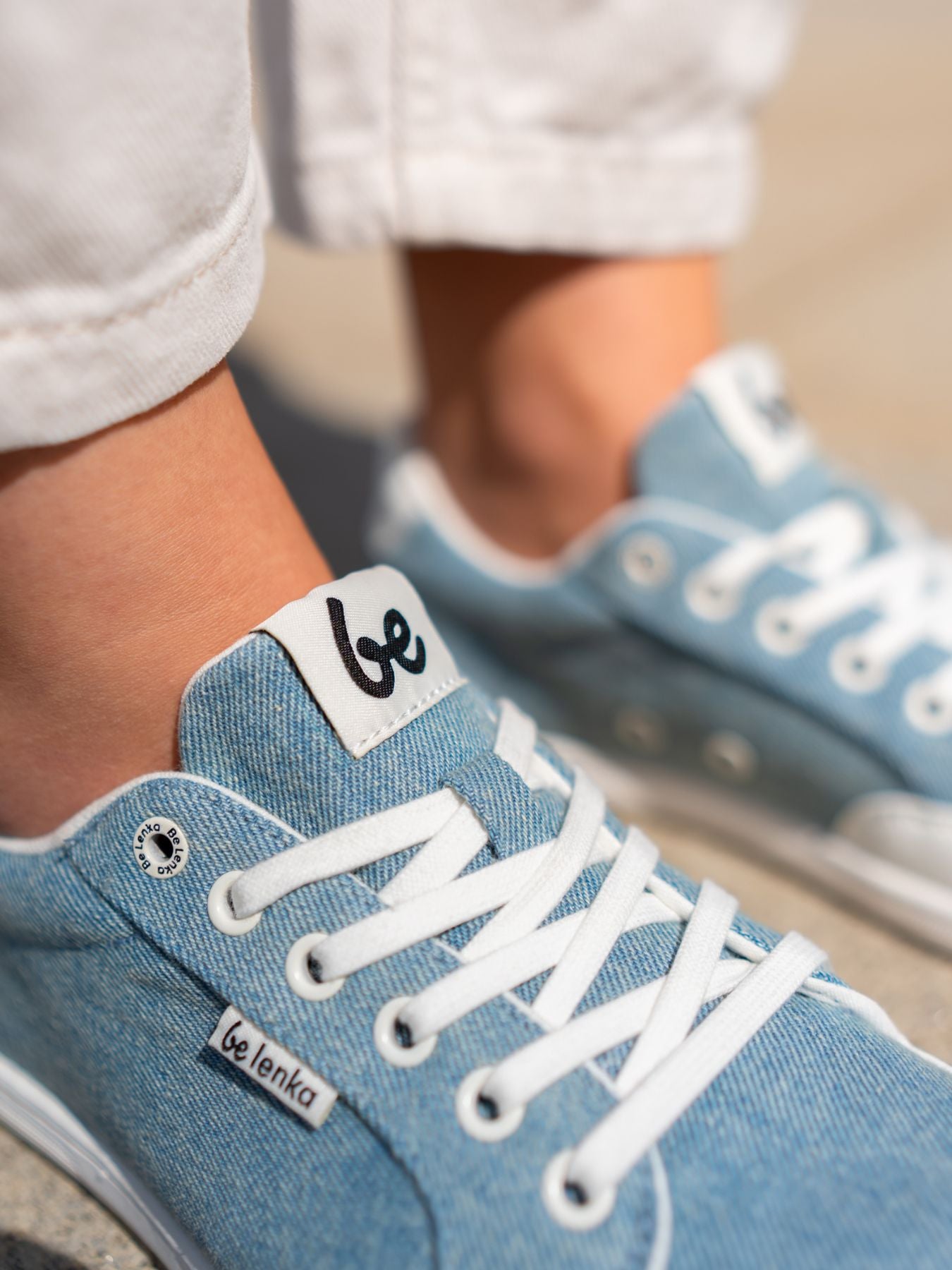 Barfuß-Sneaker Be Lenka Rebound - Denim Hellblau