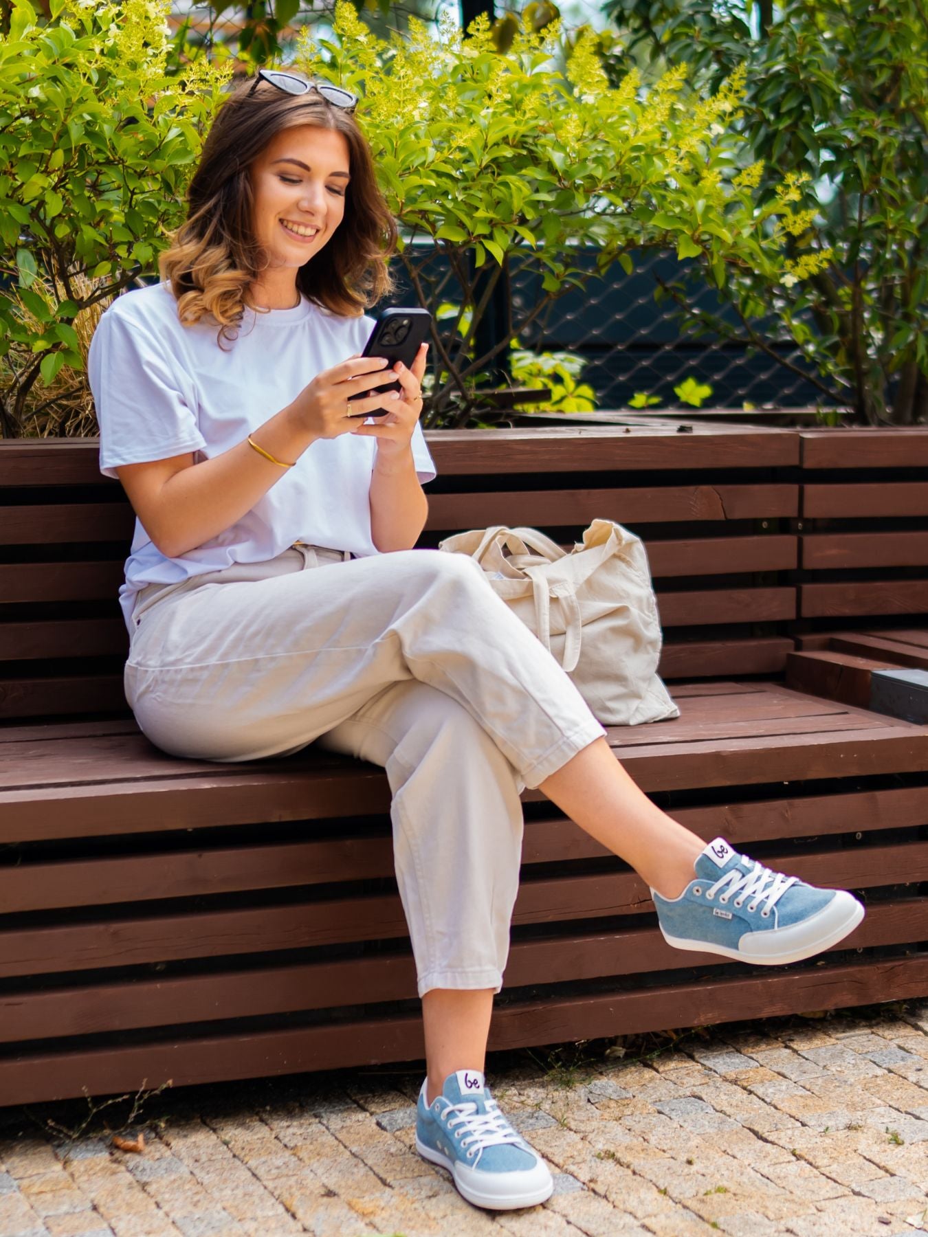 Barfuß-Sneaker Be Lenka Rebound - Denim Hellblau