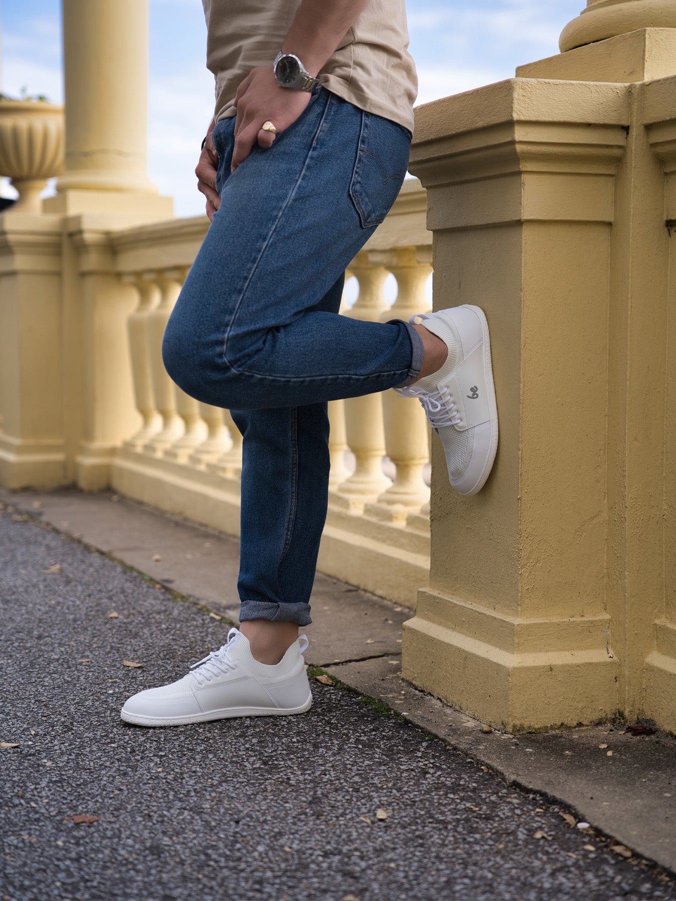 Barfuß-Sneaker Be Lenka Swift - All White