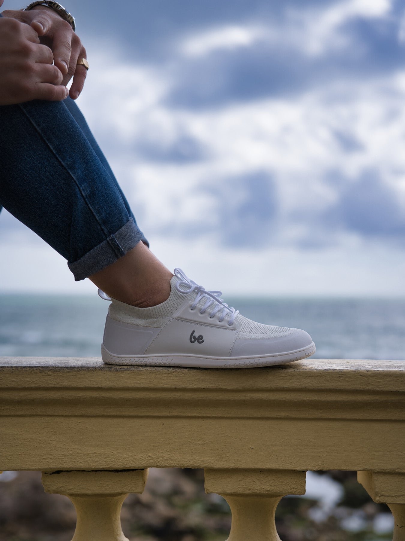 Barfuß-Sneaker Be Lenka Swift - All White