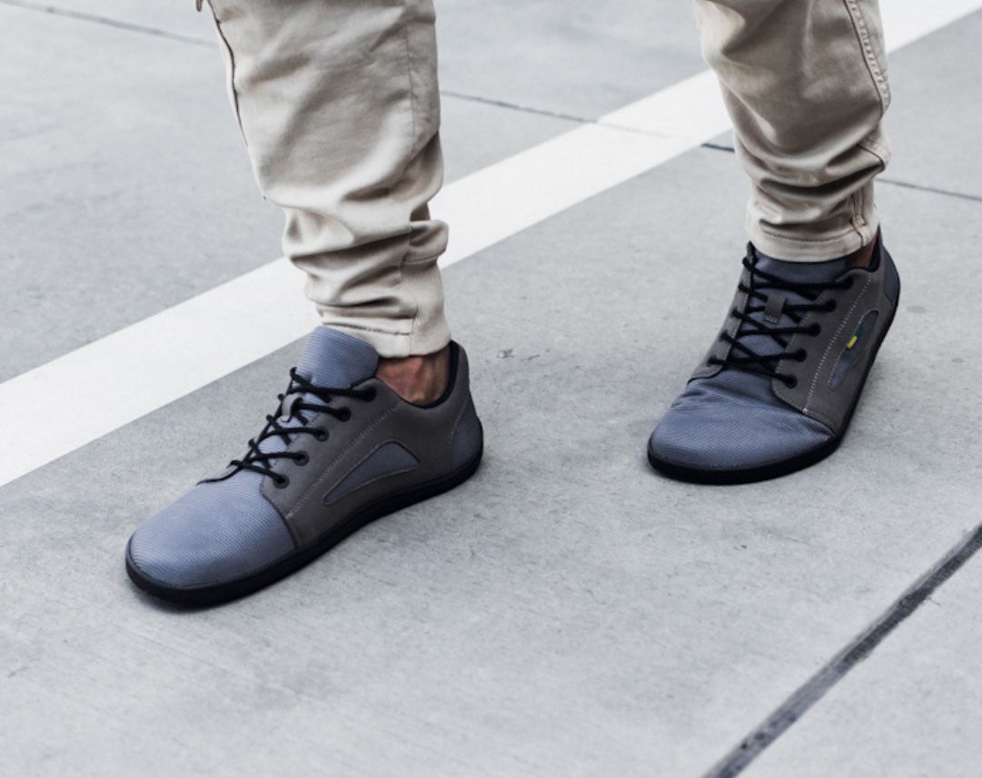 Barfuß-Sneaker - Be Lenka Whiz - Grau