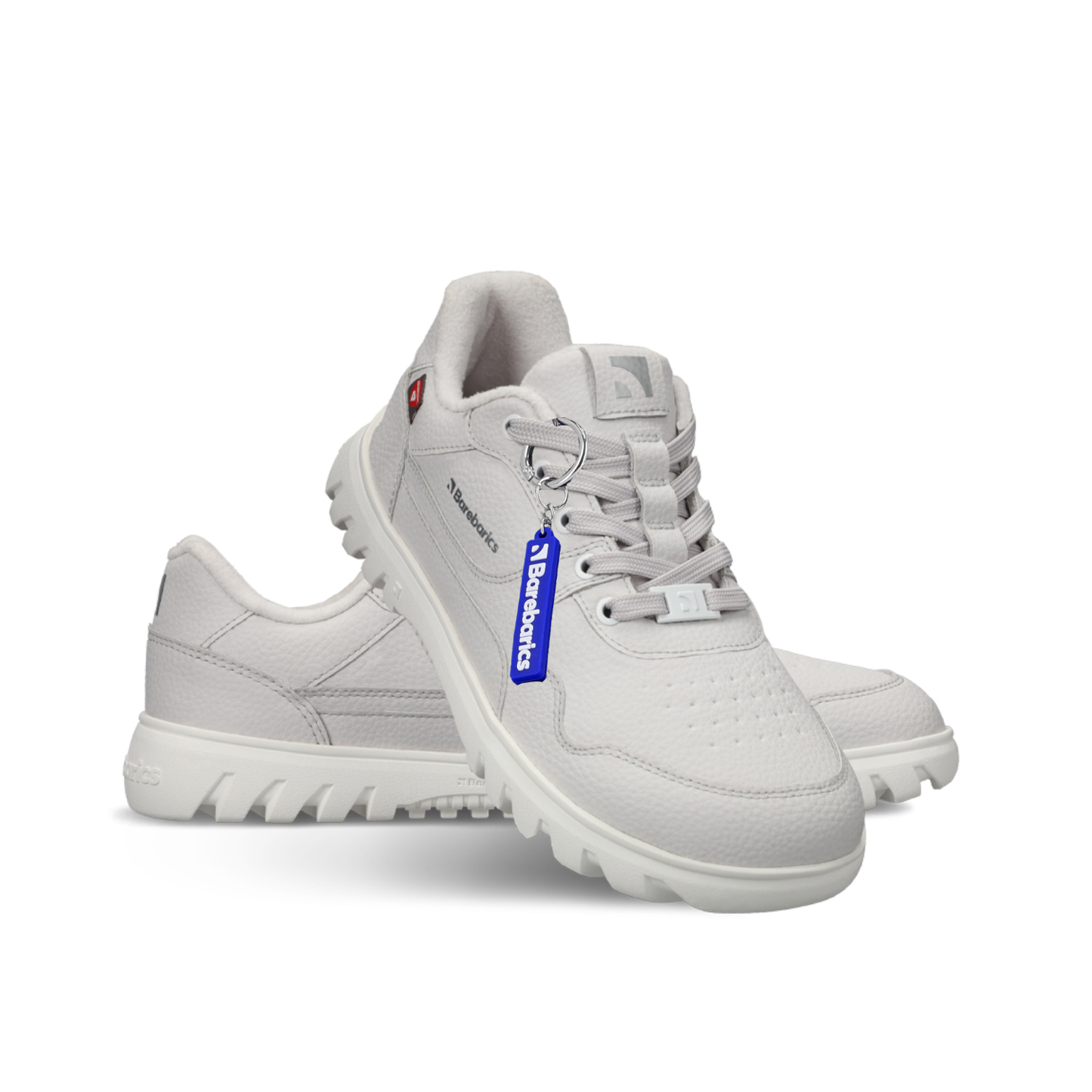 Barfuß-Sneaker Barebarics Zing Frost - Hellgrau & Weiß