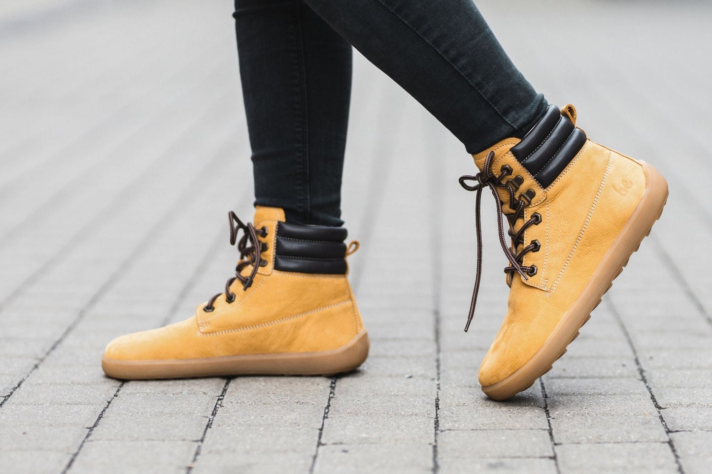 Barfußstiefel Be Lenka Nevada - Senf