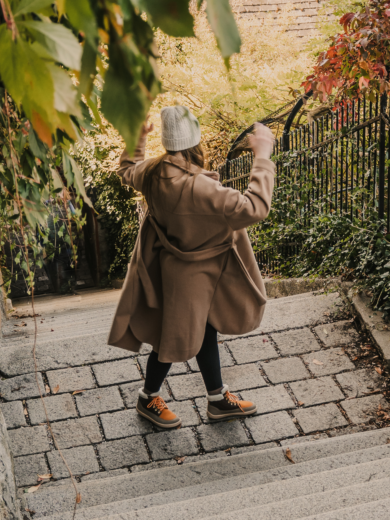 Barfußstiefel Be Lenka Olivia - Taupe, Dunkelbraun & Orange