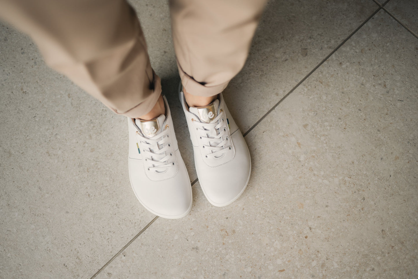 Barfußschuhe Be Lenka Royale - Weiß & Gold