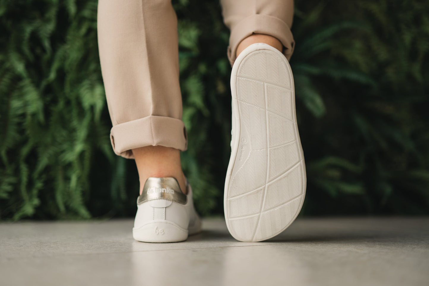 Barfußschuhe Be Lenka Royale - Weiß & Gold