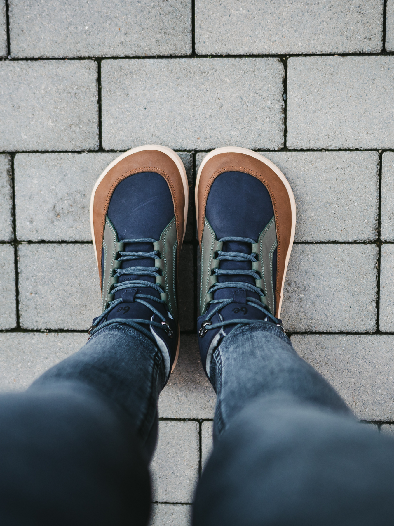 Barfußstiefel Be Lenka York - Marineblau, Braun & Beige