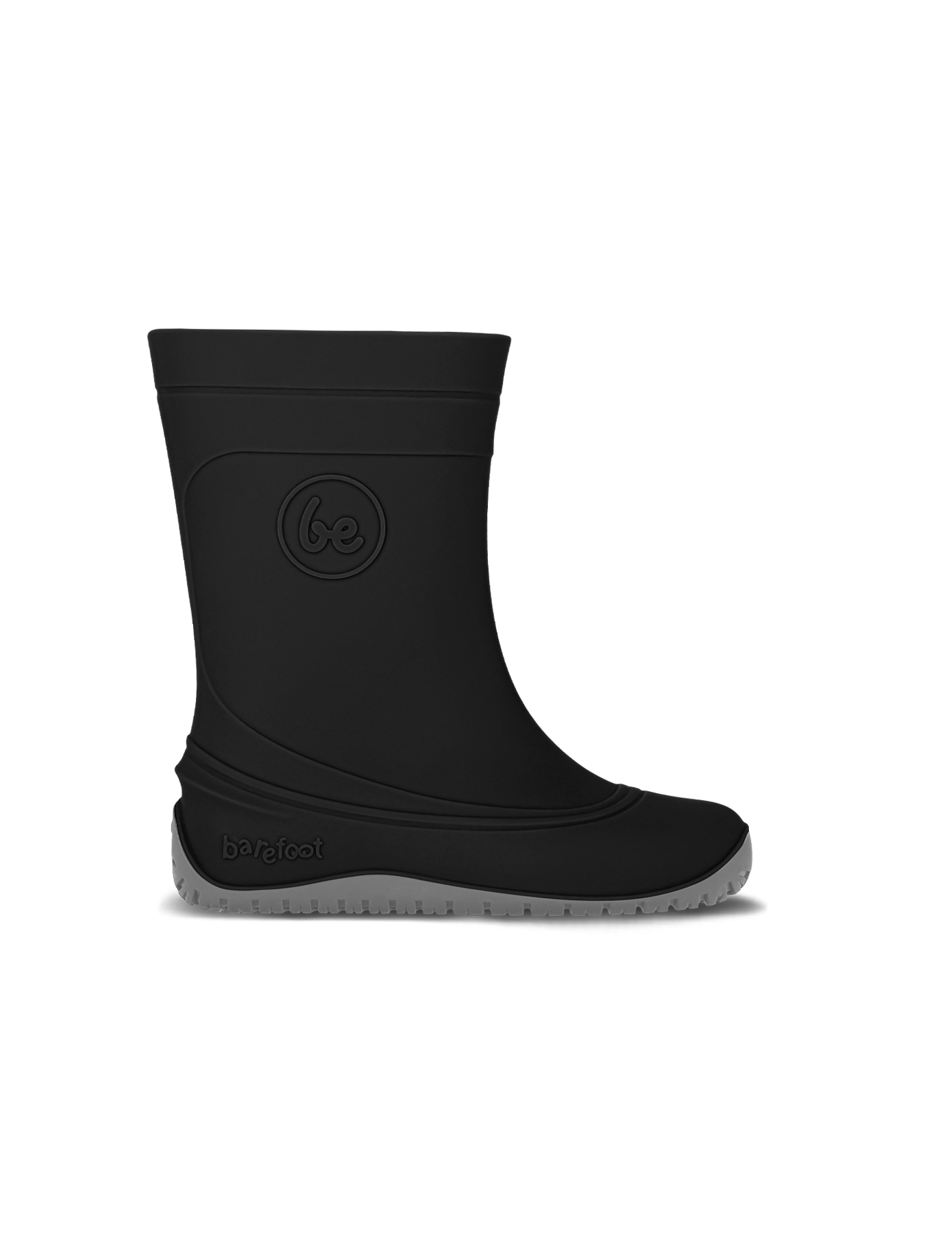 Kids Barefoot Rain Boots Be Lenka Pudds - Black