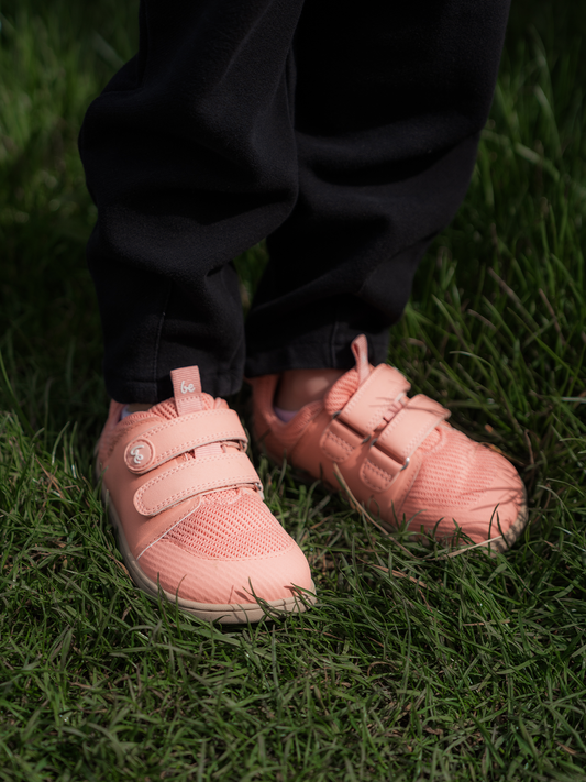 Barfuß-Sneaker für Kinder Be Lenka Bounty Kids - Coral Pink