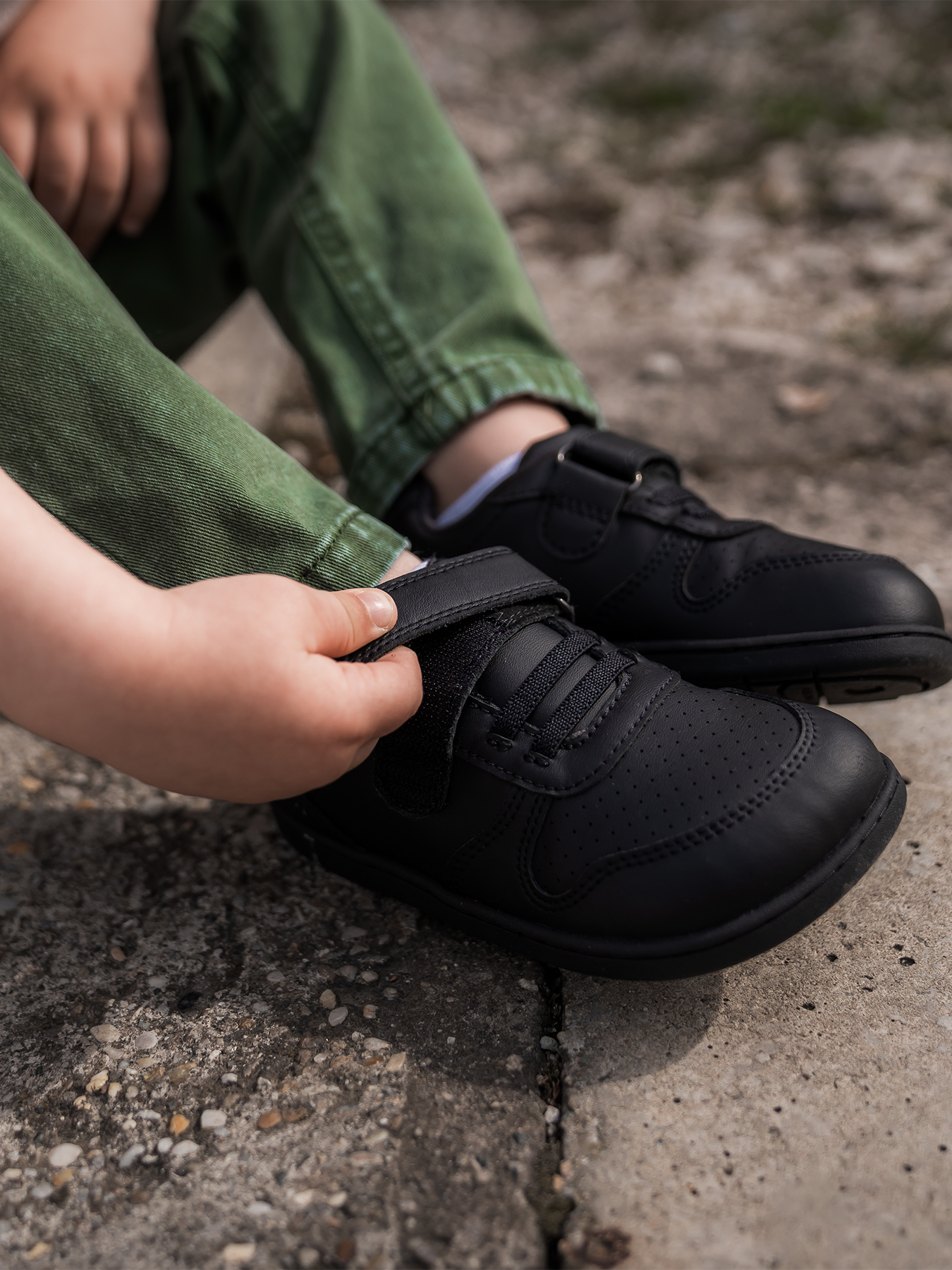 Barfuß-Sneaker für Kinder Be Lenka Scoot Kids - All Black