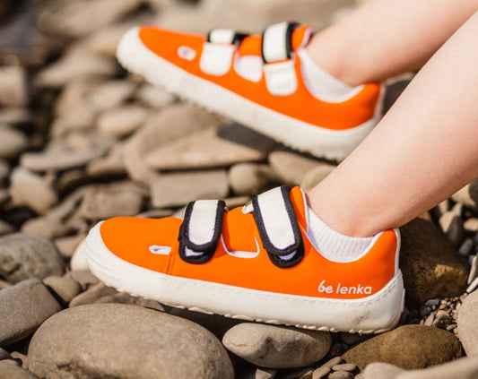 Be Lenka Kinder Barfuß-Sneaker Seasiders - Orange