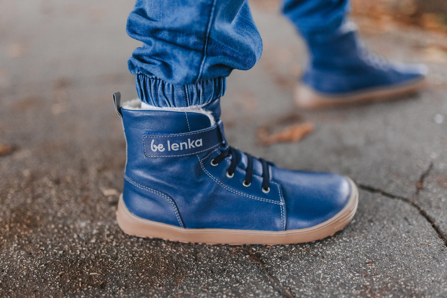 Winter-Barfußstiefel Be Lenka Winter Kids - Ocean Blue