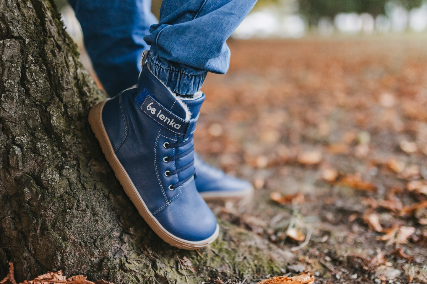 Winter-Barfußstiefel Be Lenka Winter Kids - Ocean Blue