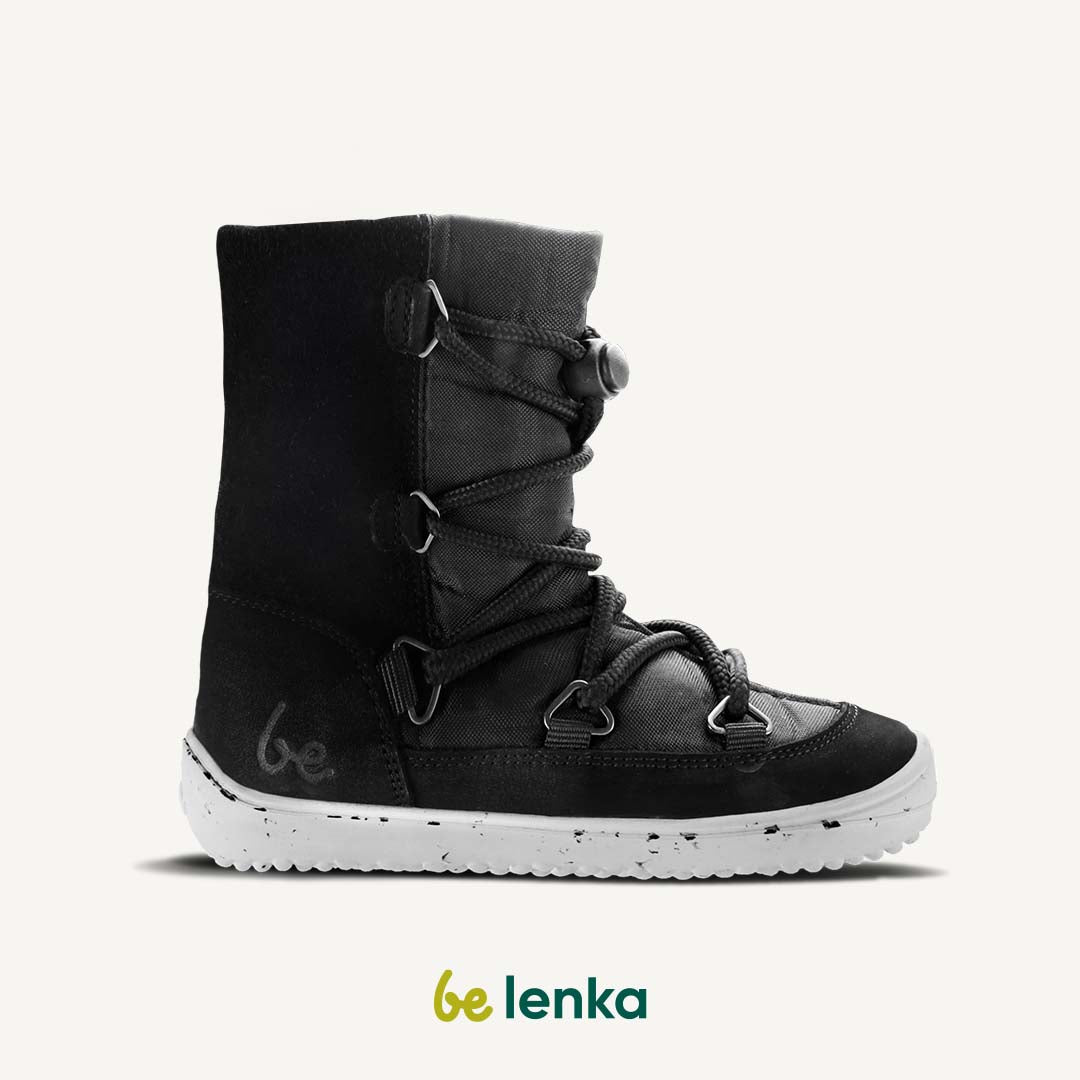 Winter Kids Barefoot Be Lenka Snowfox Kids 2.0 - Schwarz