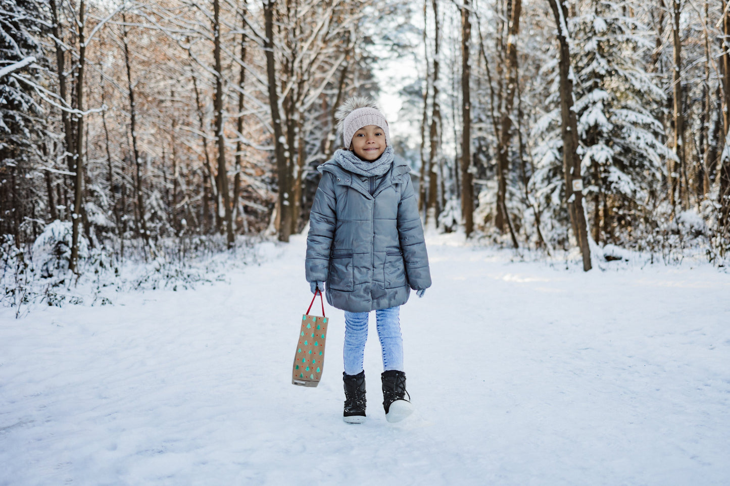 Winter Kids Barefoot Be Lenka Snowfox Kids 2.0 - Schwarz