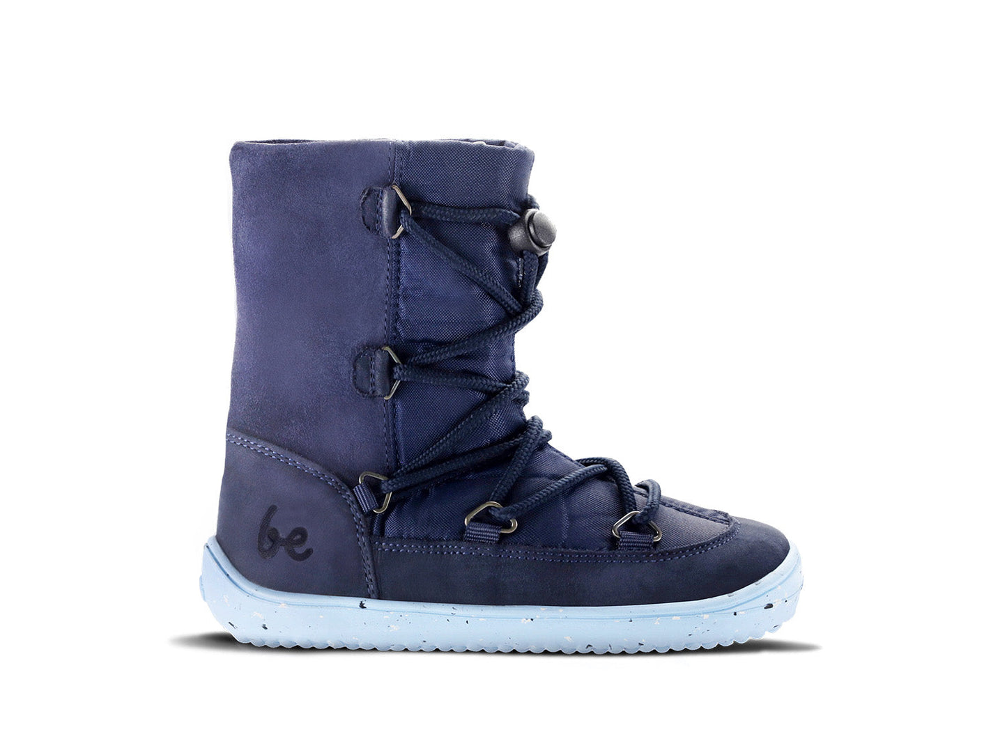 Winter Kids Barefoot Be Lenka Snowfox Kids 2.0 - Dunkel- & Hellblau