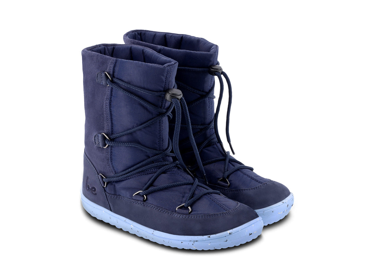 Winter Kids Barefoot Be Lenka Snowfox Kids 2.0 - Dunkel- & Hellblau