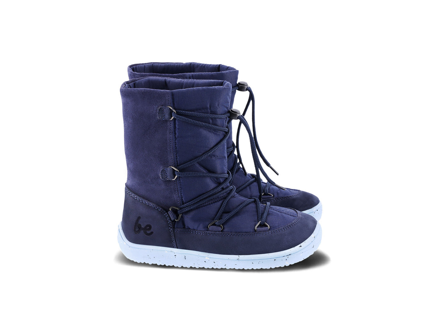 Winter Kids Barefoot Be Lenka Snowfox Kids 2.0 - Dunkel- & Hellblau