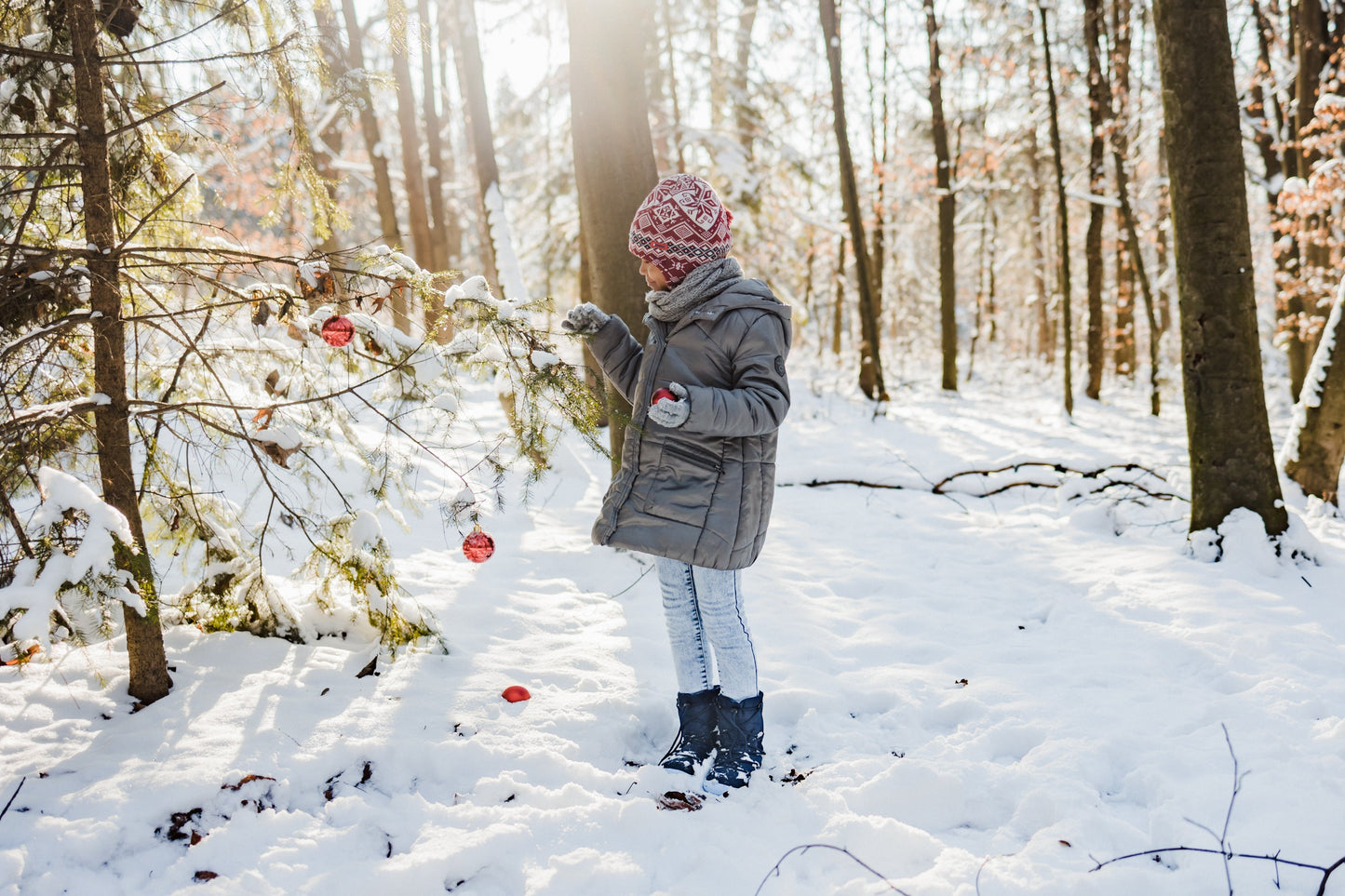 Winter Kids Barefoot Be Lenka Snowfox Kids 2.0 - Dunkel- & Hellblau