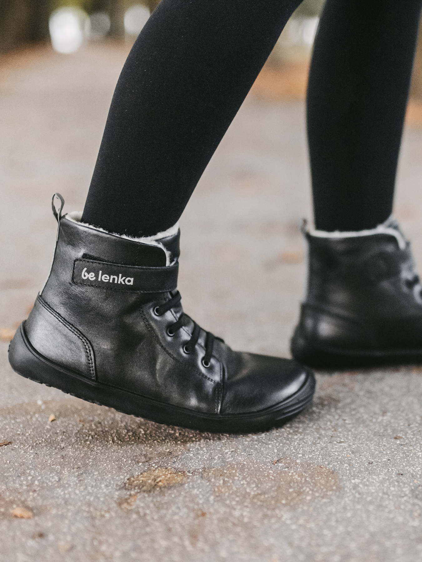 Winter-Barfußstiefel Be Lenka Winter Kids - All Black