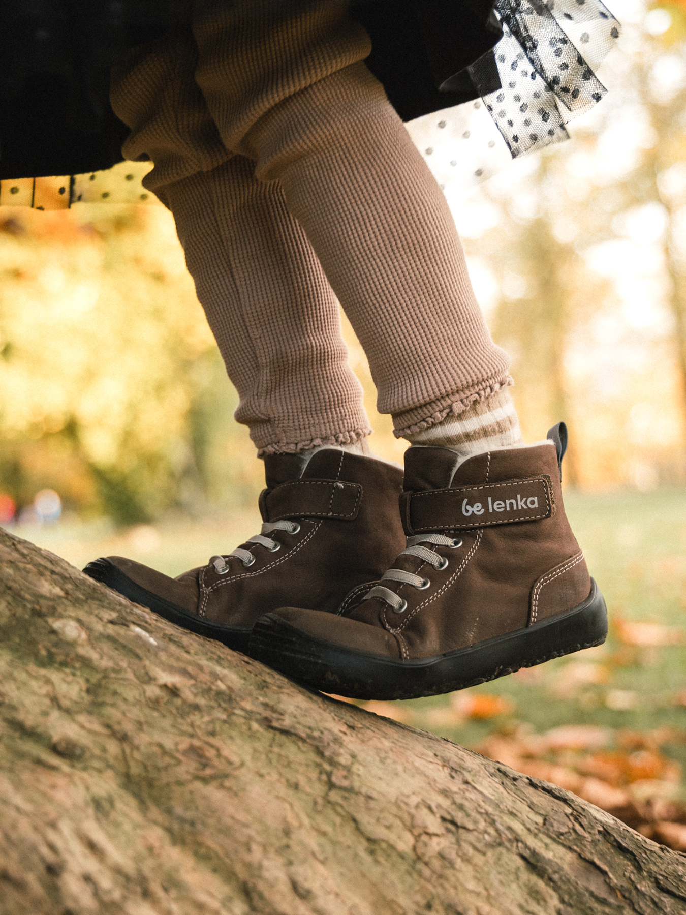 Winter-Barfußstiefel Be Lenka Winter Kids - Schokolade