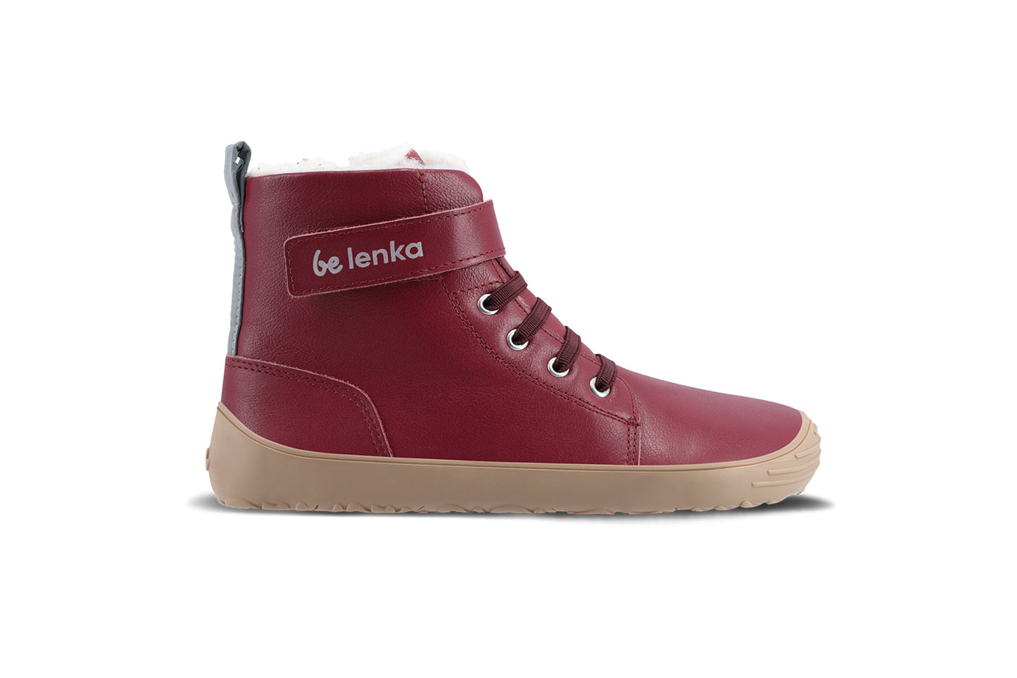 Winter-Barfußstiefel Be Lenka Winter Kids - Dark Cherry Red