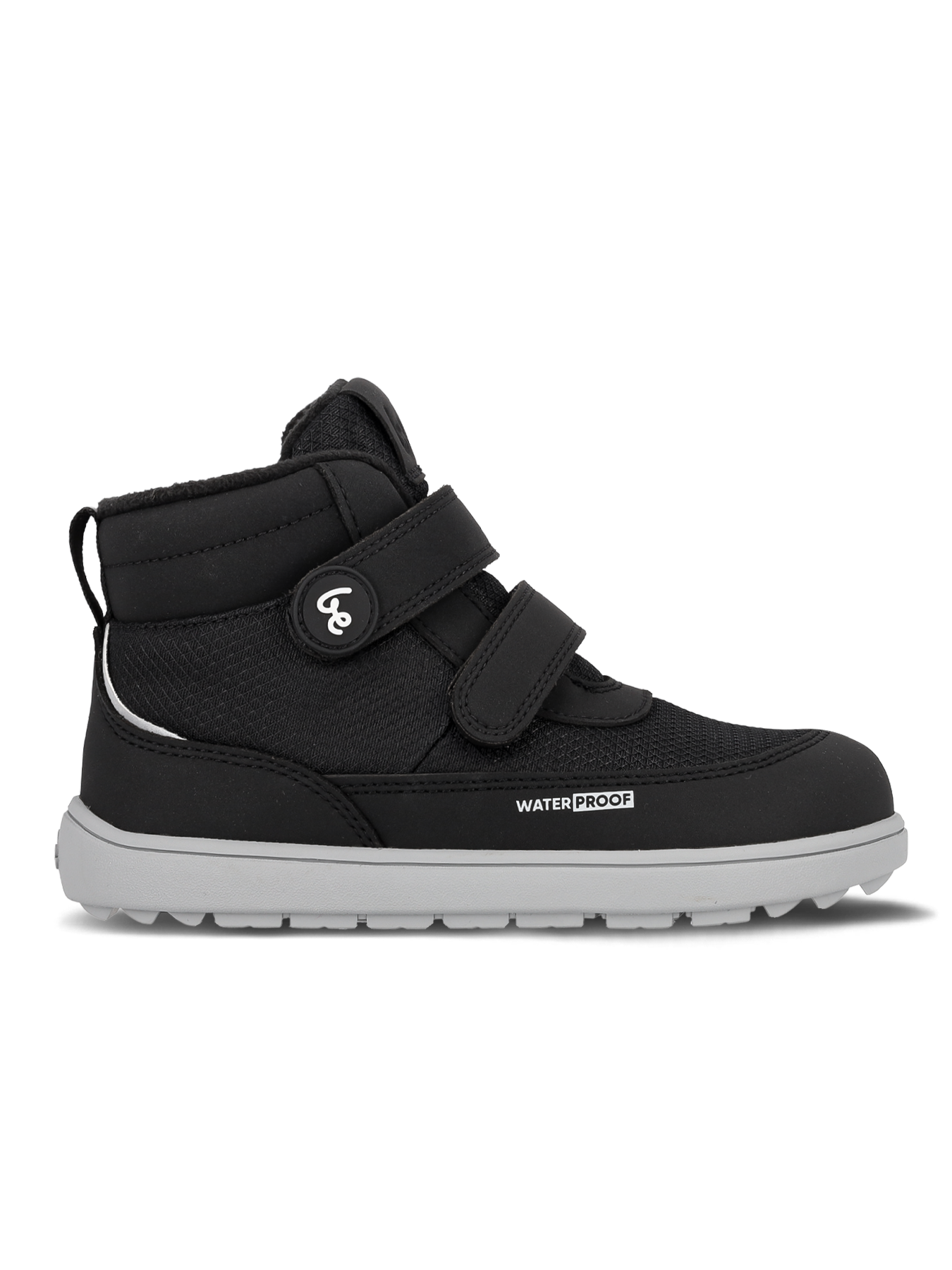Kids winter barefoot boots Be Lenka Zippu Junior - Black & Grey
